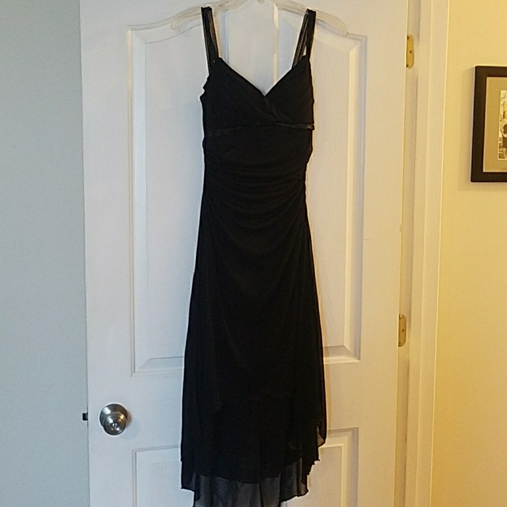 Black sweetheart party dress